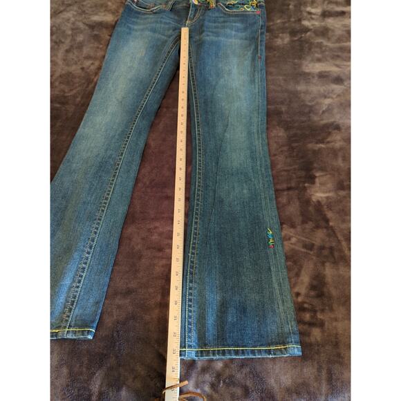 Coogi Embroidered Jeans Women's 5/6 33 1/2L - Picture 12 of 14